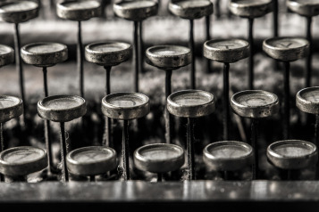 typewriter keys retro